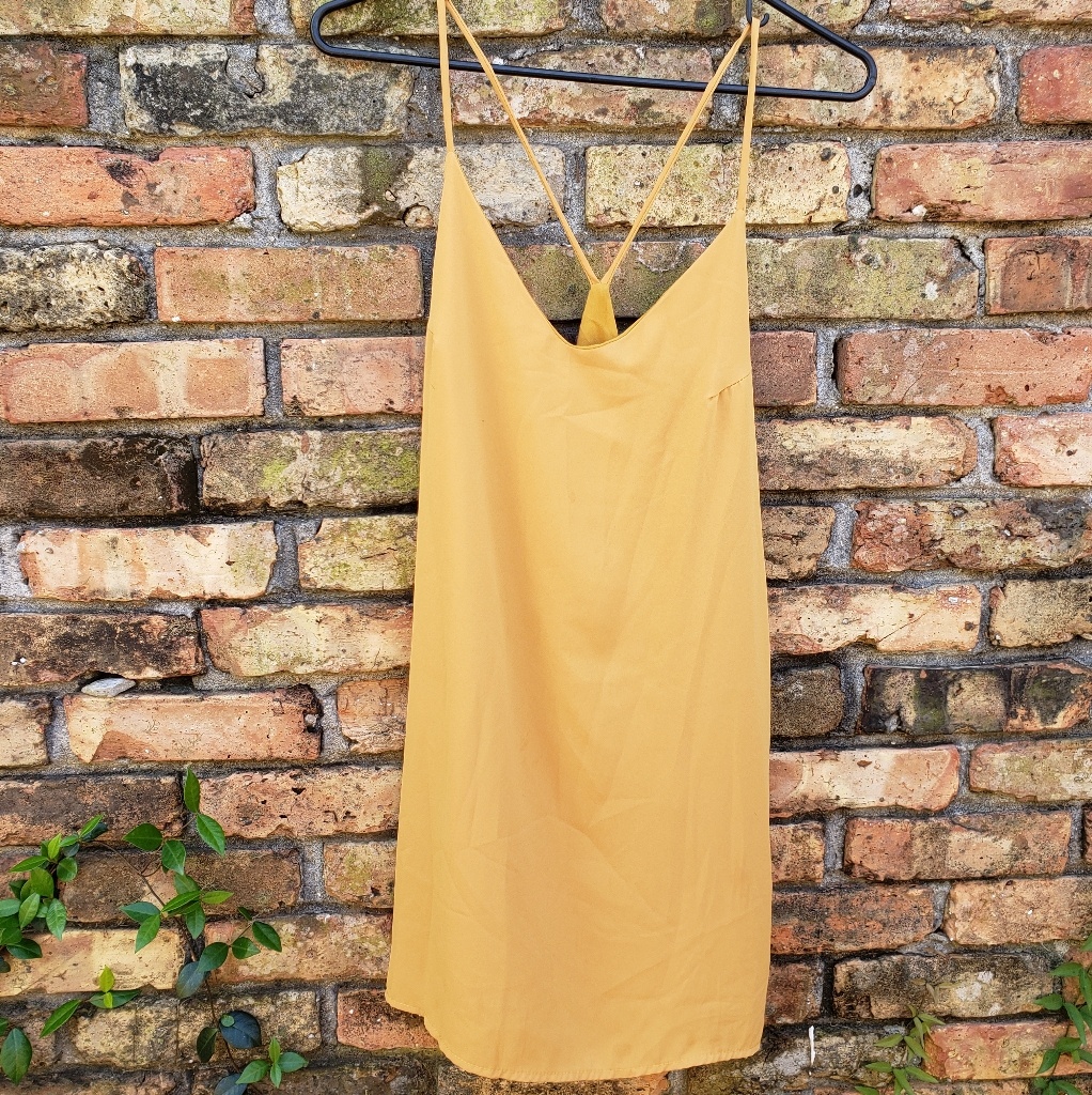 Strappy Mustard Dress